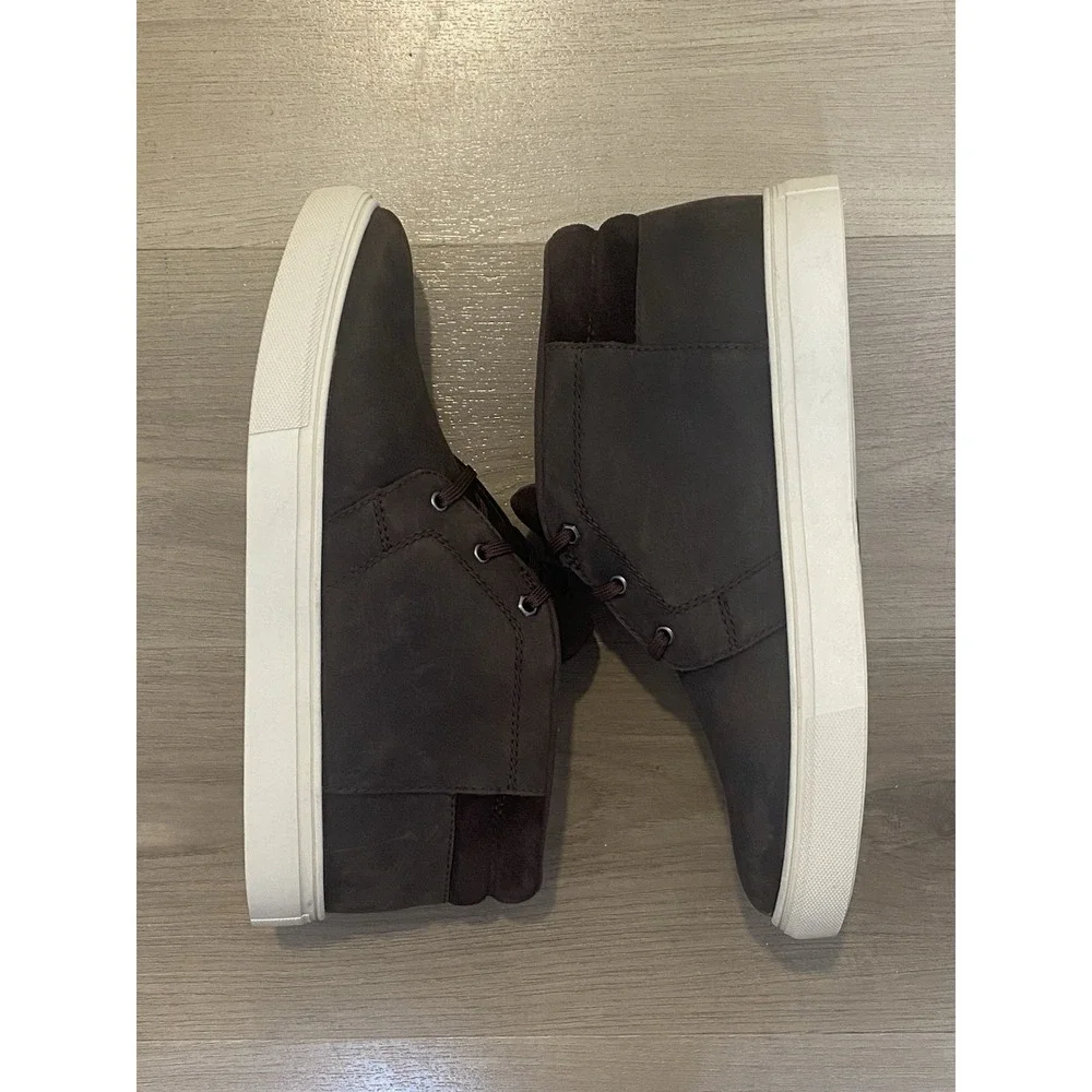 UGG Baysider Chukka Waterproof Brown Leather Boots Men 10.5 - Read Description